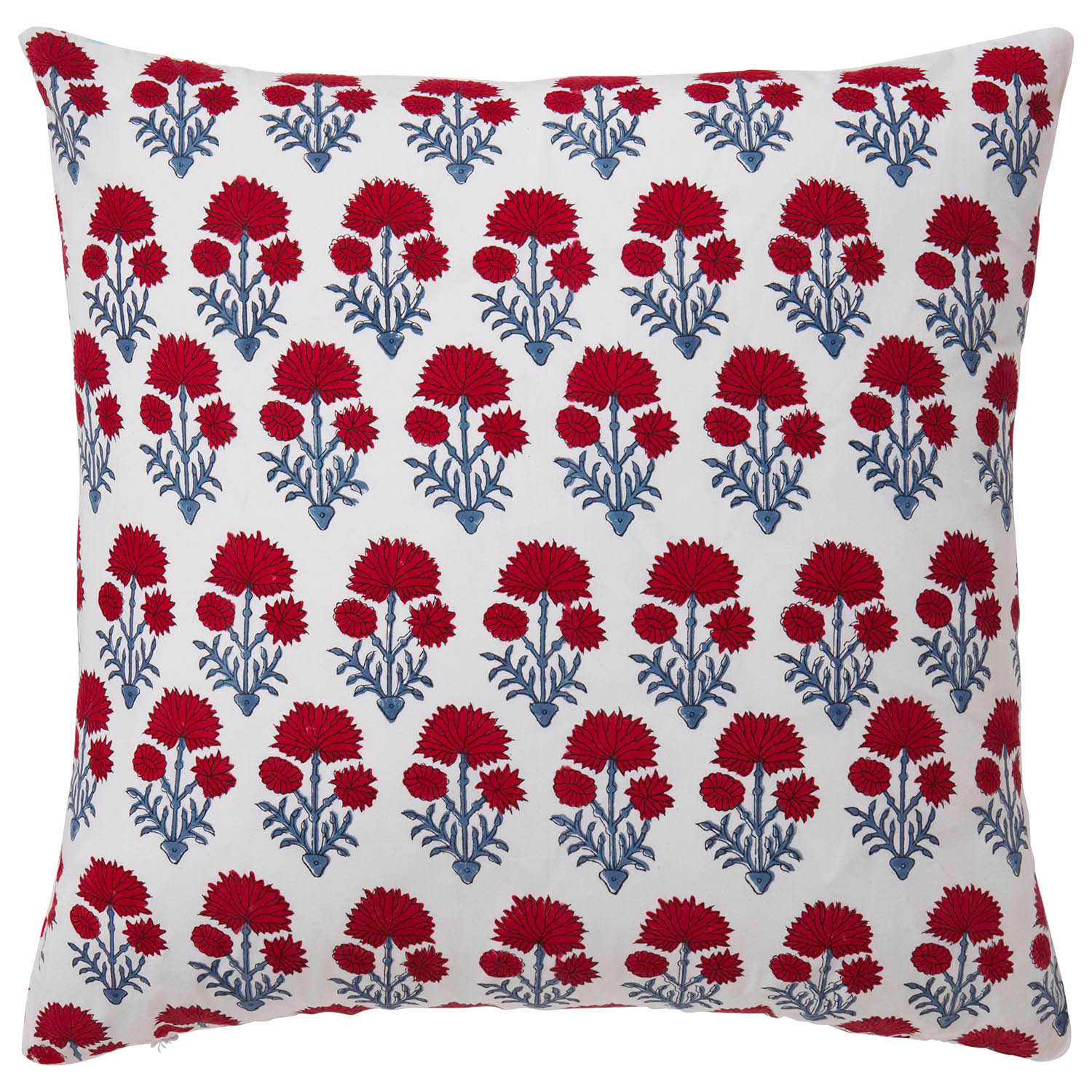 Red print sale pillows